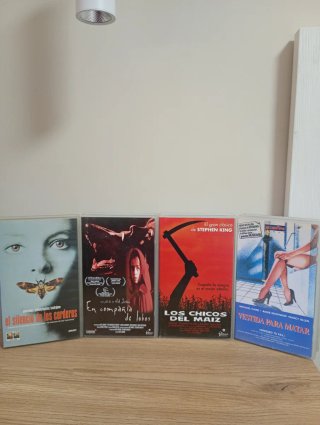 Lote 4 Películas en VHS TERROR!