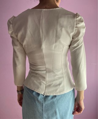 Blusas Cayro Blancas y Naranja Talla XS