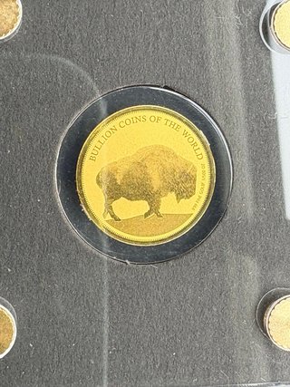 Moneda Chad Oro 999 Certificado Autenticidad