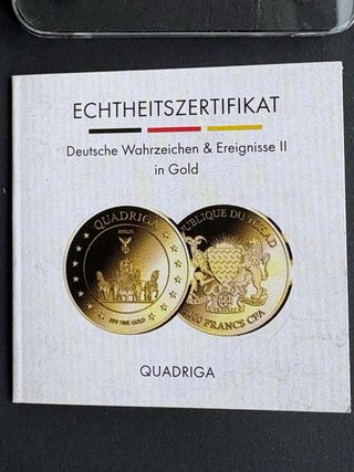 Moneda Chad Oro 999 Certificado Autenticidad