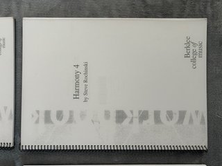 Libros Armonía Berklee College Harmony 1, 2, 3, 4