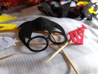 Acces Harry , guirnalda, palitos, gafas corbata