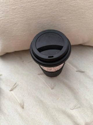 Vaso Tous Rosa con Tapa Negra