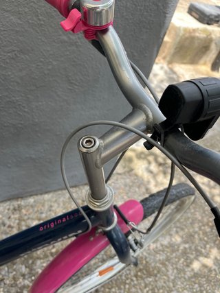 Bicicleta B-Twin Paseo Niña Rosa/Azul