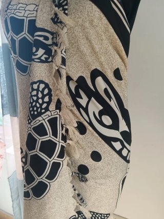 Pareo de playa con tortugas
