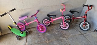 Bicicletas infantiles y patinete