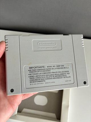 F-Zero SNES PAL España Erbe
