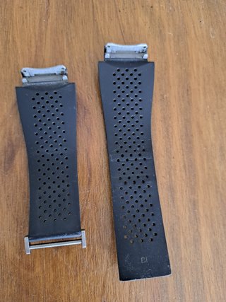 Correa Caucho TAG Heuer Negra