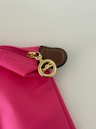 Bolso Longchamp Le Pliage L Fucsia Piel