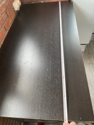 Mesa negra patas acero inoxidable