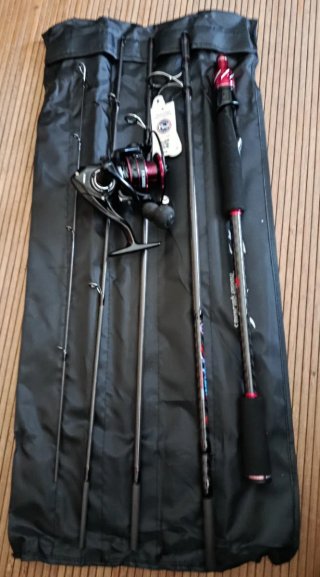 Combo Caña Spinning 2.40m + Carrete 3000
