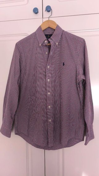 Camisa hombre Ralph Lauren cuadros Talla M