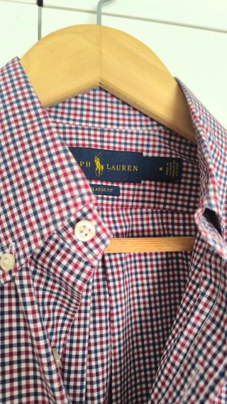 Camisa hombre Ralph Lauren cuadros Talla M