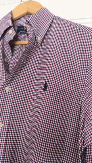 Camisa hombre Ralph Lauren cuadros Talla M