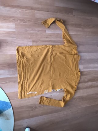 Camiseta Inside manga larga marrón Talla XS