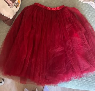 Falda tul granate talla única de la marca Coosy
