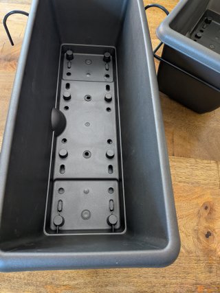 2 jardineras balcón con soporte