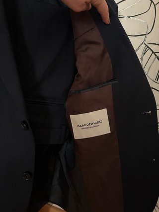 Traje azul marino Isaac Dewhirst Talla 44