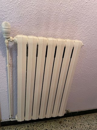 Radiadores de hierro fundido blancos