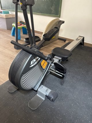 Elíptica y Máquina de Remo BH Fitness