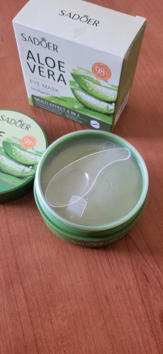 Parches Ojeras Aloe Vera Sadoer 30 Pares