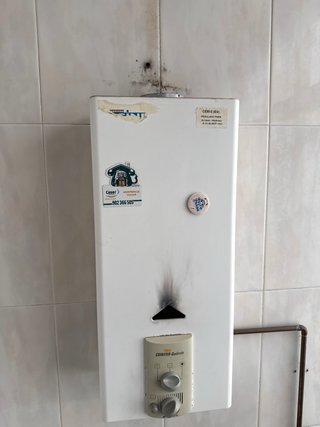Termo de gas con bombona