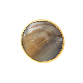Lote 10 anillos ajustables Piedra grande Luz Ámbar
