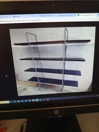Estantería Ikea Enetri Madera y Metal
