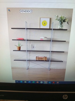 Estantería Ikea Enetri Madera y Metal