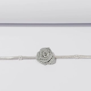 Pandora Charm Flor Rosa Circonitas