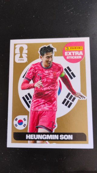 Panini Extra Sticker Son Heung-min Dorado