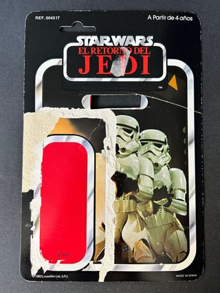 Cartón Star Wars El Retorno del Jedi Stormtrooper