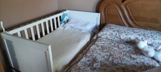 Cuna Ikea Sundvik Blanca + colchón de regalo
