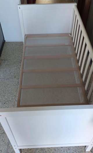 Cuna Ikea Sundvik Blanca + colchón de regalo