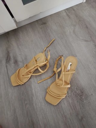 Sandalias Beige Talla 37 Primark