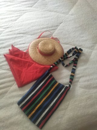 Traje Típico Maga Larga.. bordado a mano...