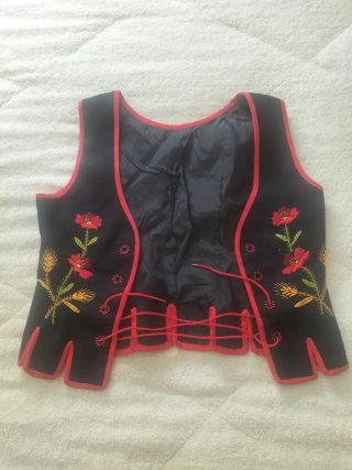 Traje Típico Maga Larga.. bordado a mano...