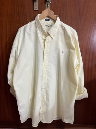 Camisa Polo Ralph Lauren amarilla Talla XL