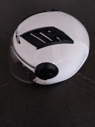 Casco Moto Jet LS2 Talla XS Blanco