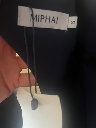 Vestido azul MIPHAI Reina Letizia