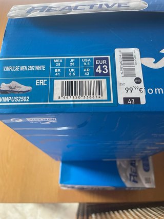 Zapatillas Padel Joma V. Impulse Hombre Talla 43