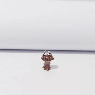 Charm Pandora reno Marrón y Plata