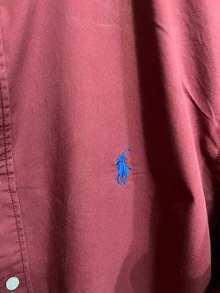 Camisa Polo Ralph Lauren Roja Talla L