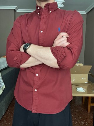 Camisa Polo Ralph Lauren Roja Talla L