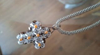 Collar Cruz con Cristales Swarosky