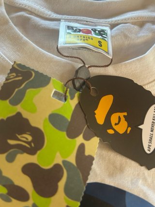 Maglia BAPE S Blu/Bianco