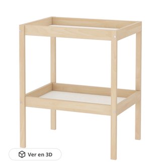 Cambiador madera IKEA 2 alturas