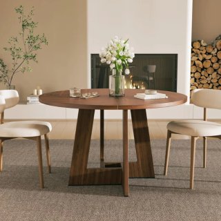 Mesa redonda comedor madera