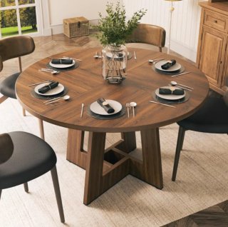 Mesa redonda comedor madera