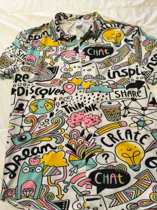 Camisa Verano Estampada Multicolor